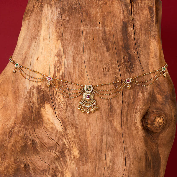 225766 Antique Classic Belt With Gold Plating