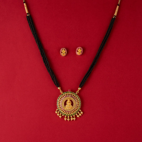 225910 Antique South Indian Mangalsutra With Gold Plating