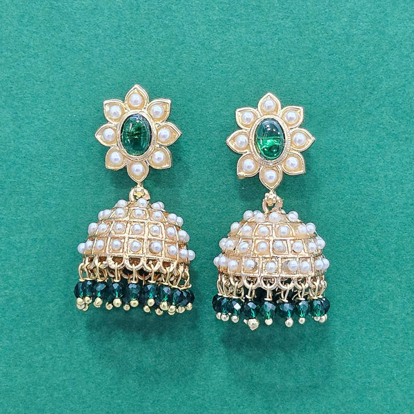 226023 Antique Pearl Earring With Gold Plating