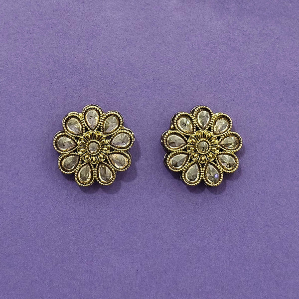 226263 Antique Tops With Mehndi Plating