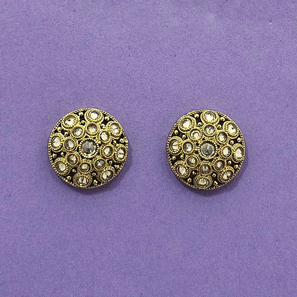 226267 Antique Tops With Mehndi Plating