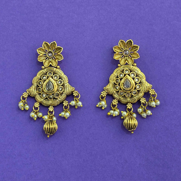 226313 Antique Classic Earring With Gold Plating