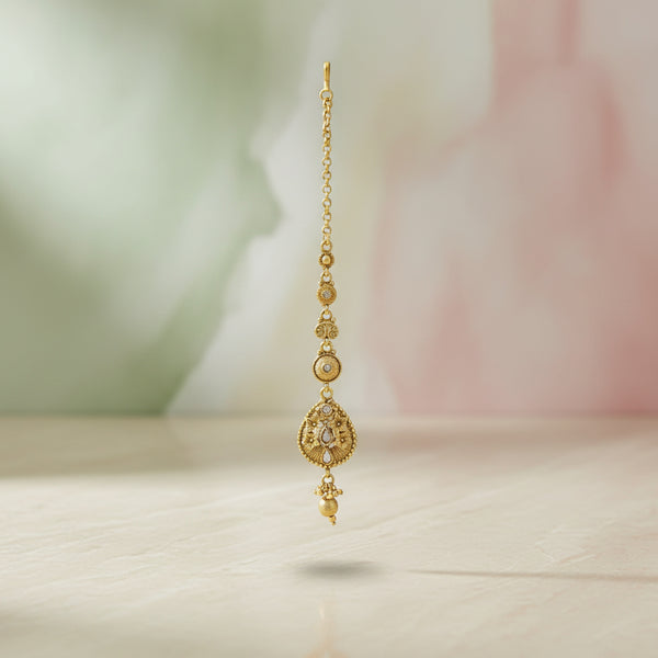 226381 Antique Classic Tikka With Matte Gold Plating