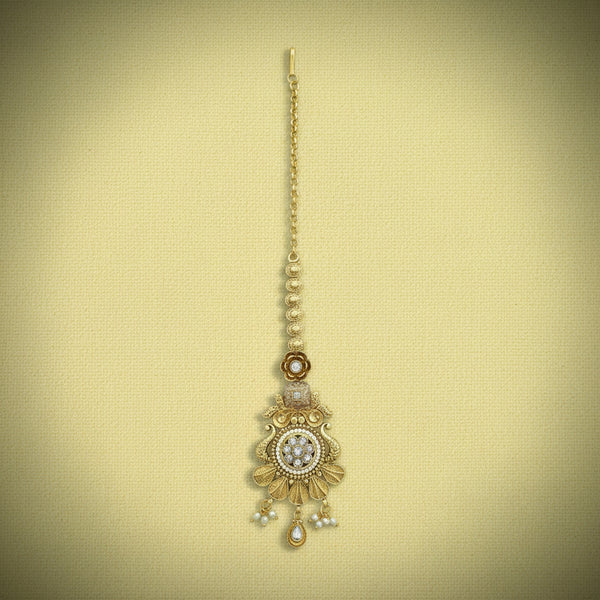 226382 Antique Classic Tikka With Matte Gold Plating