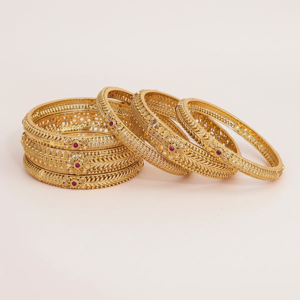 226481 Antique Classic Bangles With Gold Plating