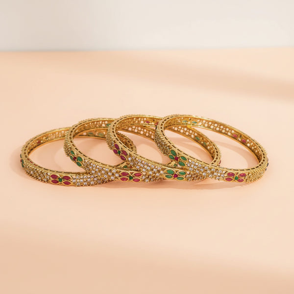 226521 Antique Classic Bangles With Gold Plating