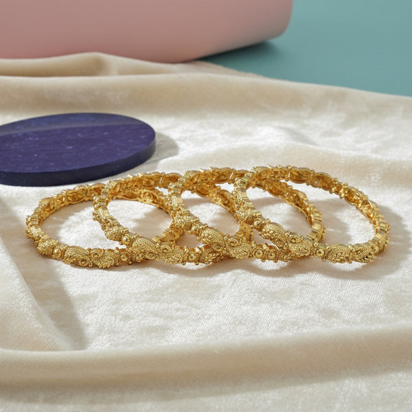 226621 Antique Classic Bangles With Gold Plating