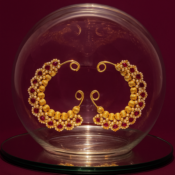 226724 Antique Earcuff With Gold Plating