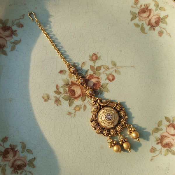 227194 Antique Classic Tikka With Matte Gold Plating