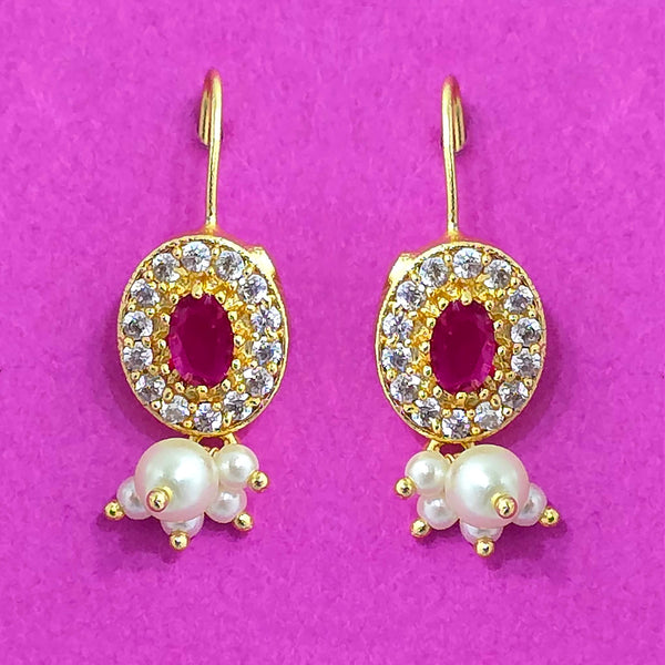 227231 Antique Moti Earring With Gold Plating