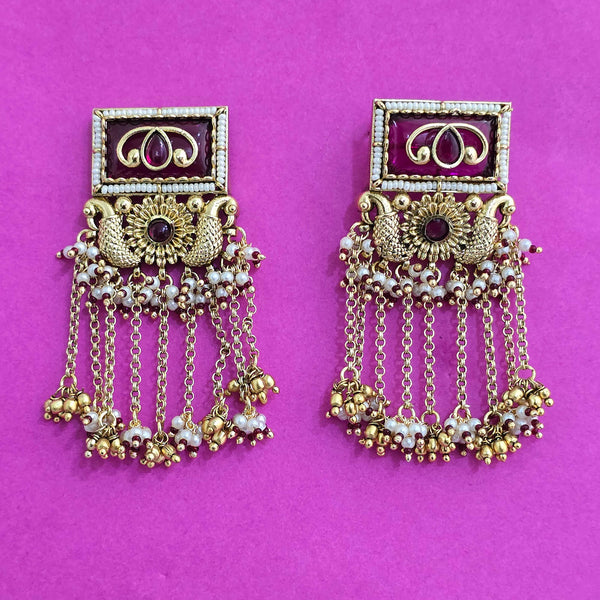 227402 Antique Classic Earring With Gold Plating