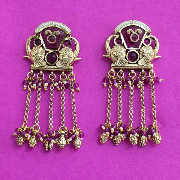 227405 Antique Classic Earring With Gold Plating