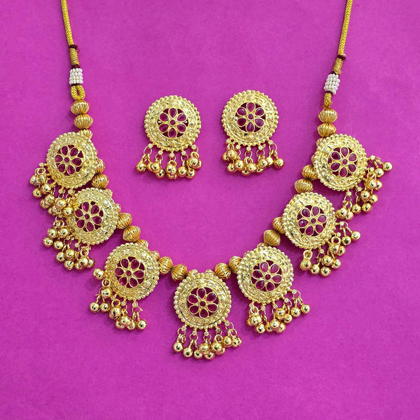 227536 Antique Classic Necklace With Gold Plating