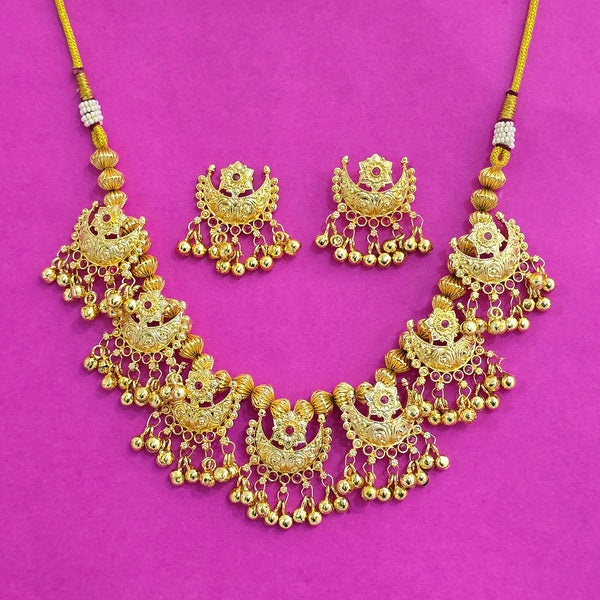227537 Antique Classic Necklace With Gold Plating