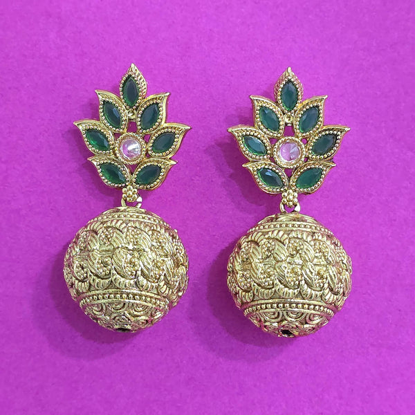 227621 Antique Classic Earring With Gold Plating
