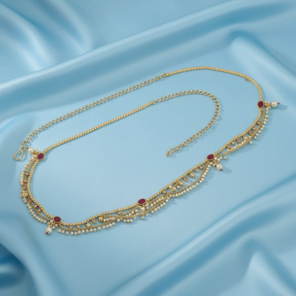 227721 Antique Classic Belt With Gold Plating