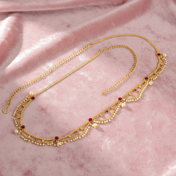 227722 Antique Classic Belt With Gold Plating