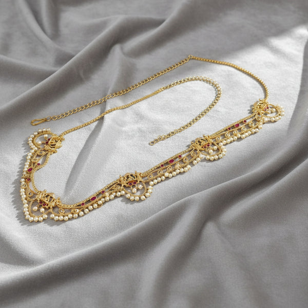 227897 Antique Classic Belt With Gold Plating