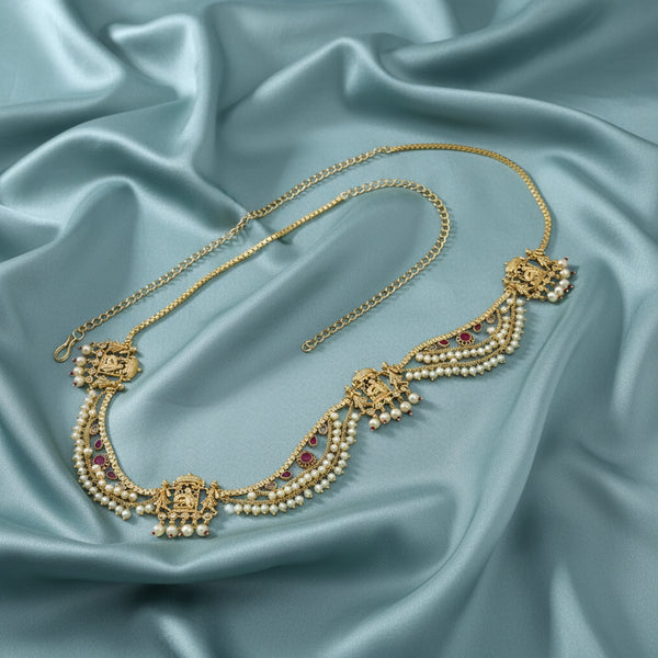 227898 Antique Classic Belt With Gold Plating