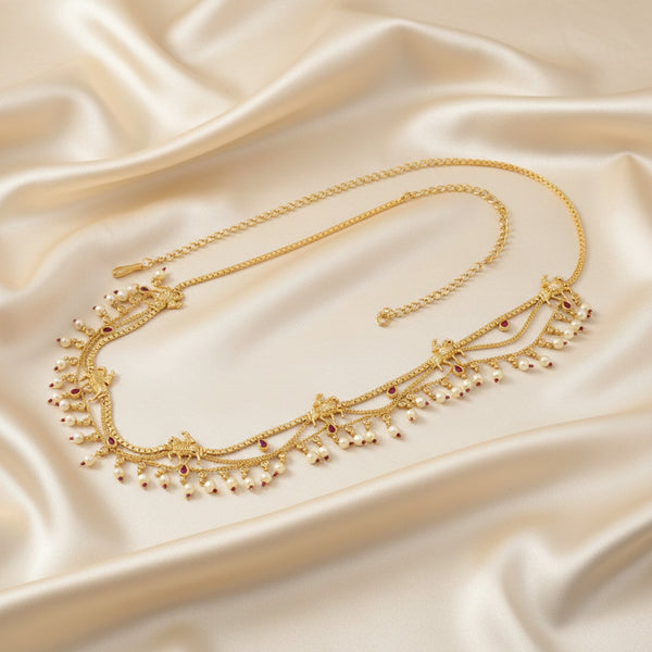 227899 Antique Classic Belt With Gold Plating