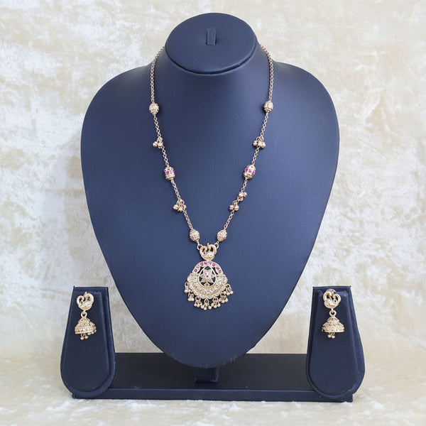 227992 Antique Classic Pendant Set With Gold Plating