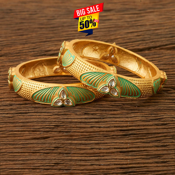 Antique Classic Bangles with gold plating 22826