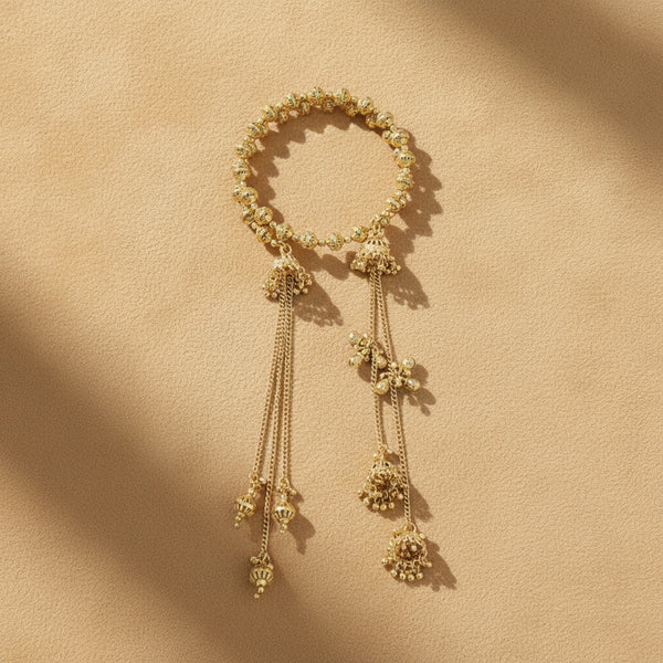 228432 Antique Adjustable Bracelet With Gold Plating