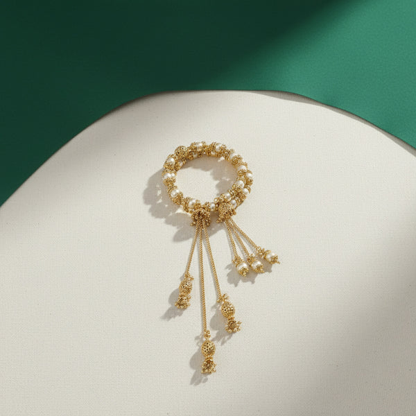 228433 Antique Adjustable Bracelet With Gold Plating