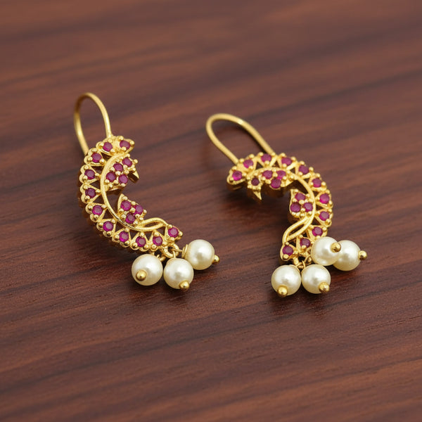 228479 Antique Moti Earring With Gold Plating