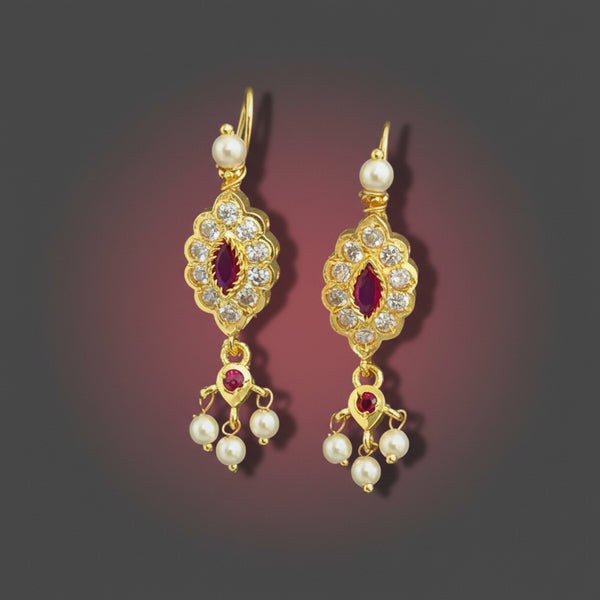 228480 Antique Moti Earring With Gold Plating