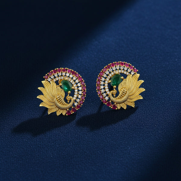 228498 Antique Tops With Matte Gold Plating