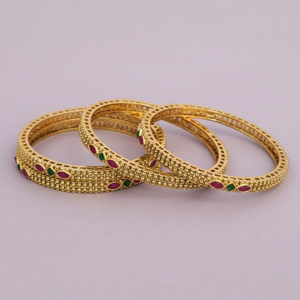 228579 Antique Classic Bangles With Gold Plating