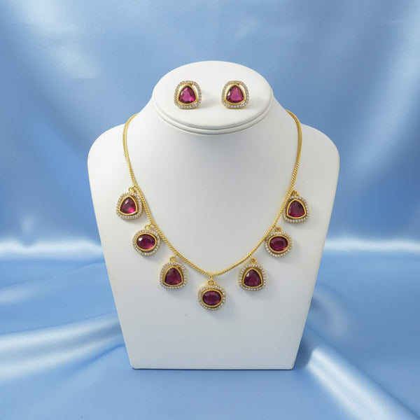 228843 Antique Classic Necklace With Gold Plating