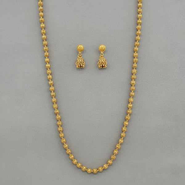 228945 Antique Mala Necklace Set Set With Gold Plating
