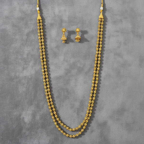 228950 Antique Mala Necklace Set Set With Gold Plating