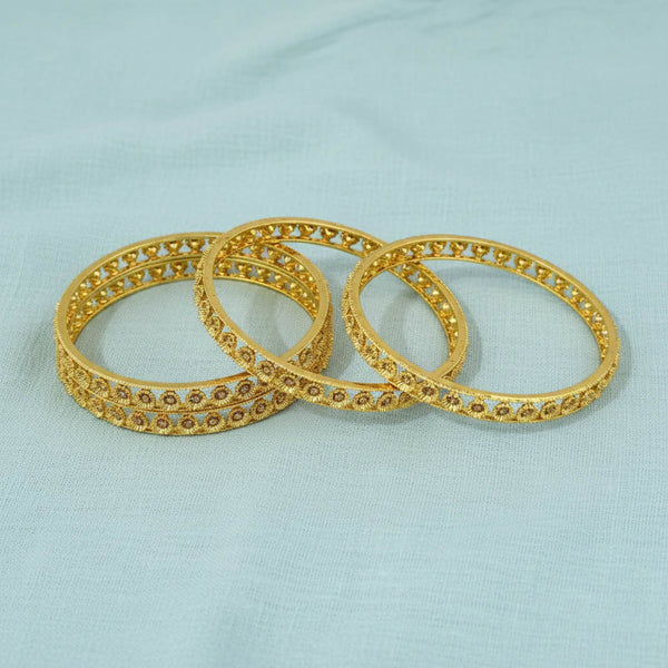 229142 Antique Classic Bangles With Gold Plating