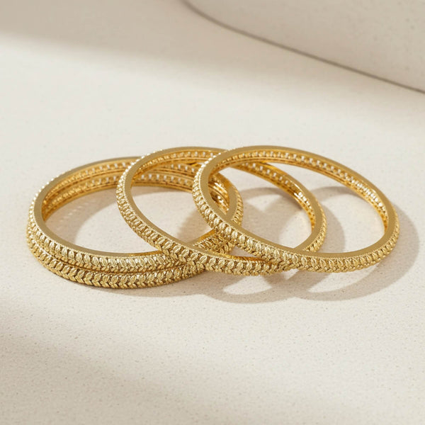 229232 Antique Classic Bangles With Gold Plating