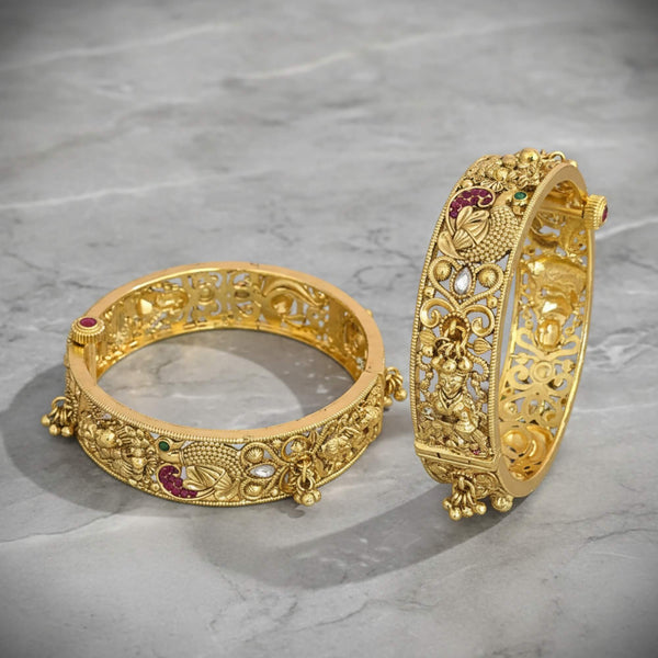 229235 Antique Classic Bangles With Gold Plating