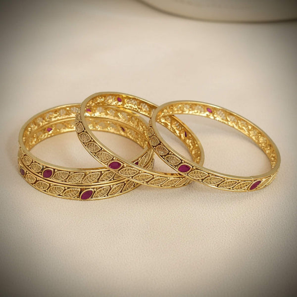 229243 Antique Classic Bangles With Gold Plating