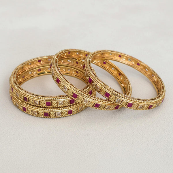 229244 Antique Classic Bangles With Gold Plating