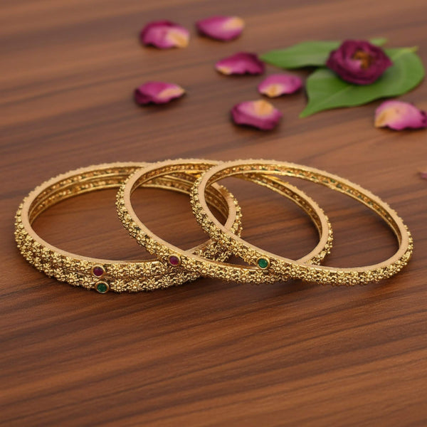 229247 Antique Classic Bangles With Gold Plating