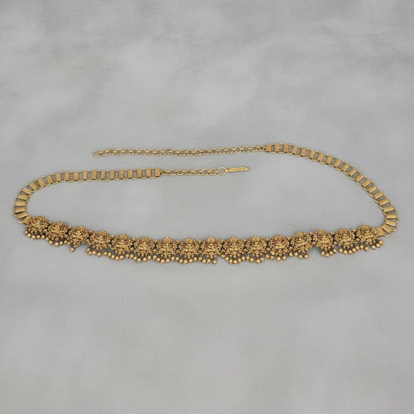 229316 Antique Classic Belt With Matte Gold Plating