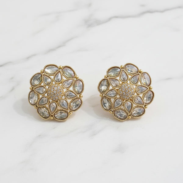 229357 Antique Tops With Mehndi Plating