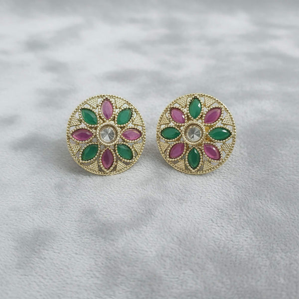 229359 Antique Tops With Mehndi Plating