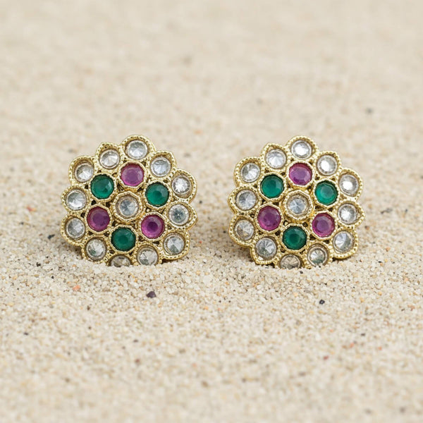 229360 Antique Tops With Mehndi Plating