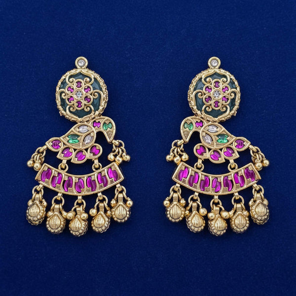 229403 Antique Classic Earring With Gold Plating