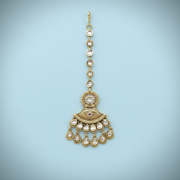 229473 Antique Classic Tikka With Matte Gold Plating