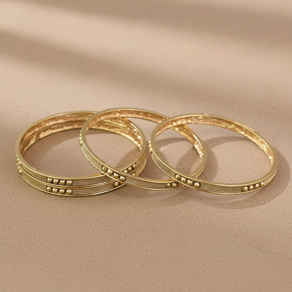 229605 Antique Classic Bangles With Gold Plating