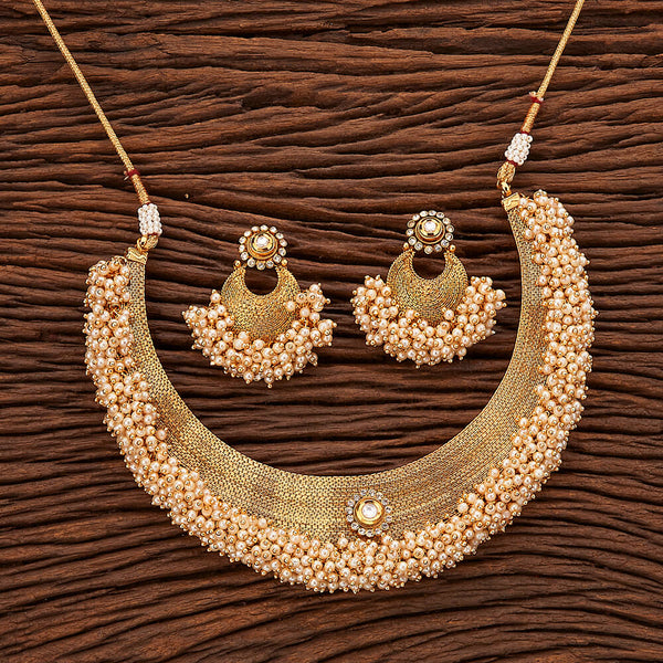 Antique Classic Necklace With Gold Plating 23416