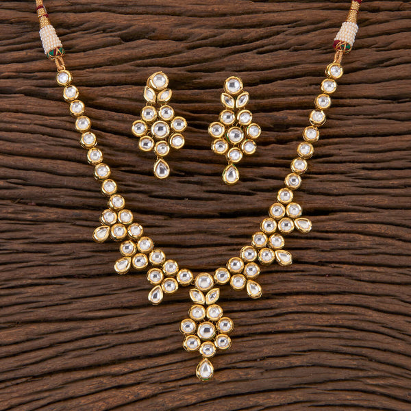 Kundan Classic Necklace With Gold Plating 300548